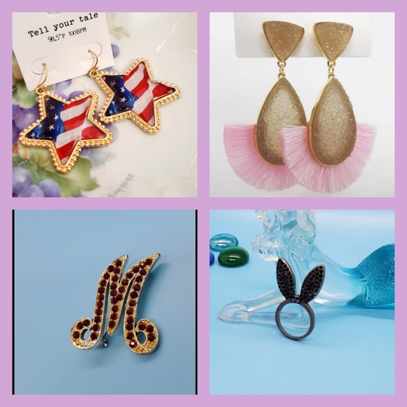 xSOLD OUTx•Silvertone ✈ statement necklace•blk. cord•NWT • - Picture 13 of 15